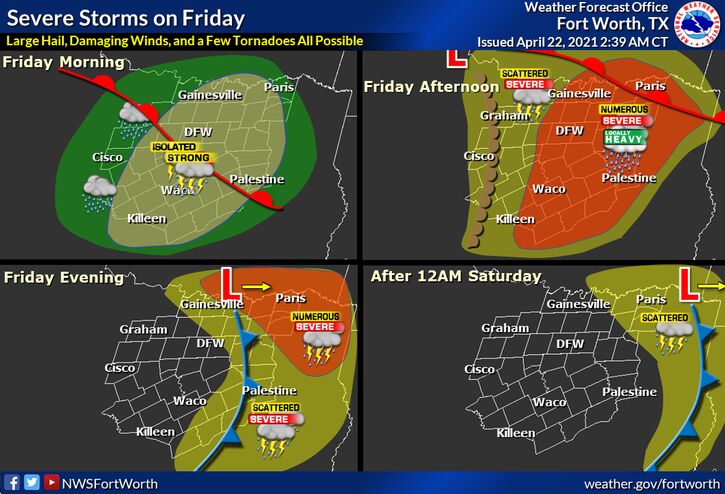 Severe Weather this Friday 04/23/21