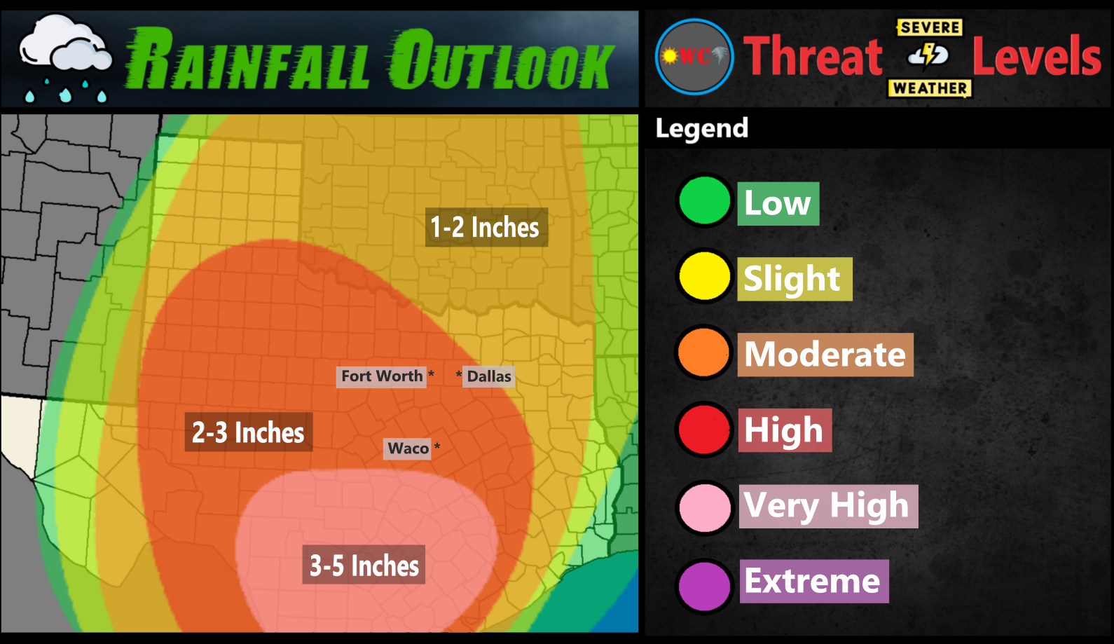 Lots of Rain for DFW